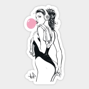 Chewing gum Sticker